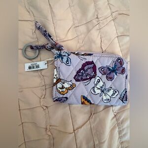 Vera Bradley Zip Card Pouch Wing in Flight